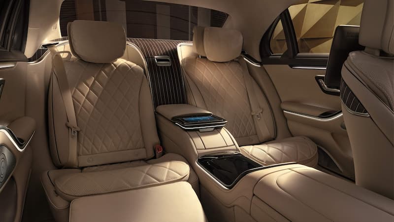 Nguồn cảm hứng đến từ tiện nghi bậc nhất ở hàng ghế sau