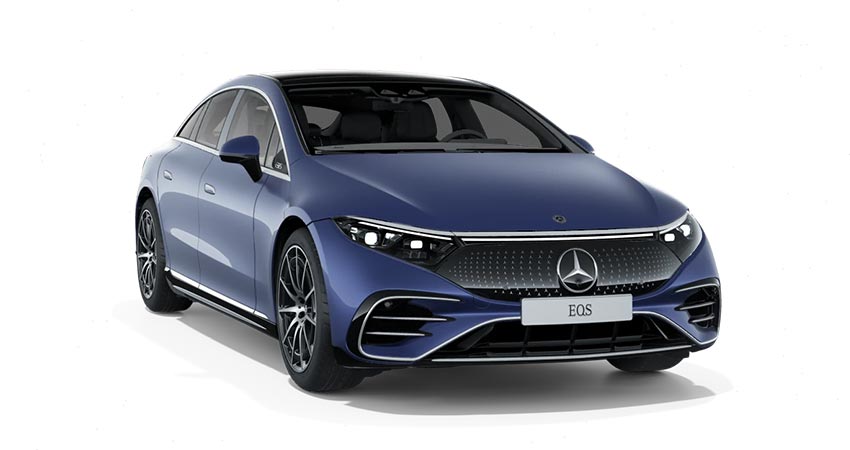 Mercedes EQS - Xanh Sodalite